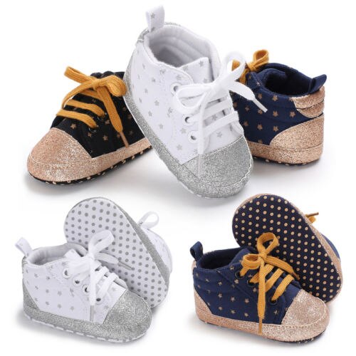 Pasgeboren Baby Meisjes Stippen Hart Herfst Lace-Up Crib schoen Sneakers Schoenen Peuter Klassieke Casual Schoenen 0 -18