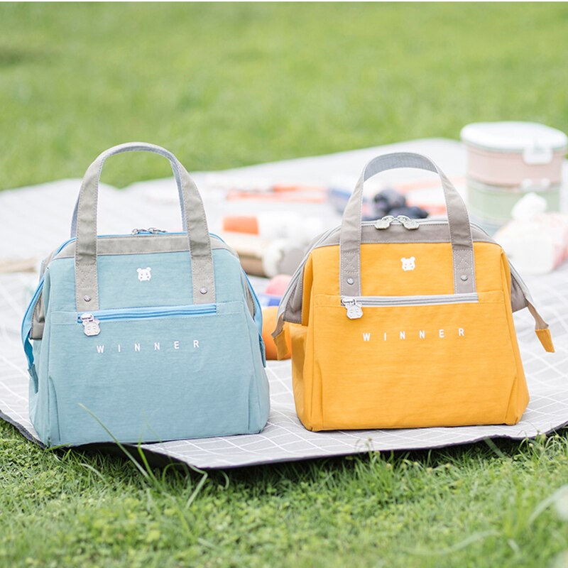 Winner Thermal Insulated Lunch Box Tote Cooler Bag Bento Pouch Lunch Container School Food Storage Bags