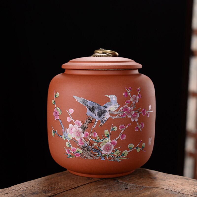 JIA-GUI LUO céramique thé Caddies boîtes à thé en céramique conteneur boîte à thé sac à thé boîte de rangement thé stockage café conteneur D032