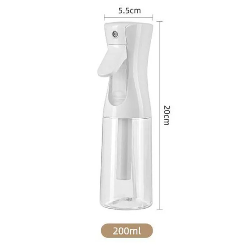 Continuous Spray Bottle with Ultra Fine Mist Refillable Versatile Water Sprayer for Hair, Home Cleaning, Salons, Plants and More: black