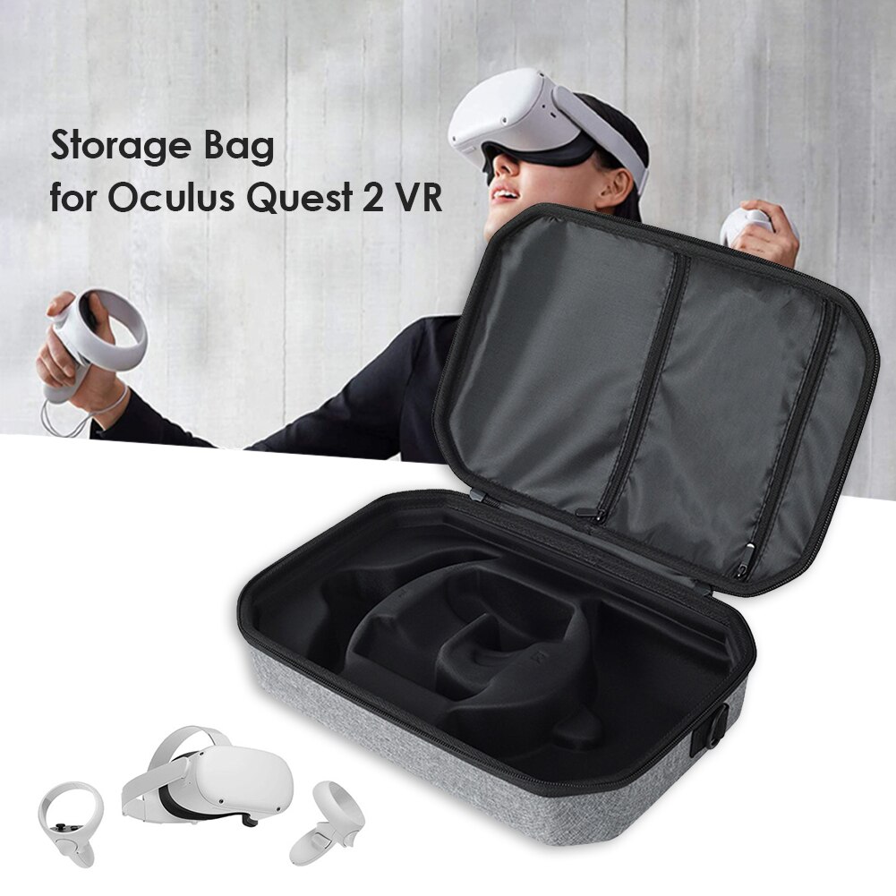 Hard Carrying Case Carrying Decor Dustproof Portable for Oculus Quest 2 Travel Storage Bag with Shoulder Strap