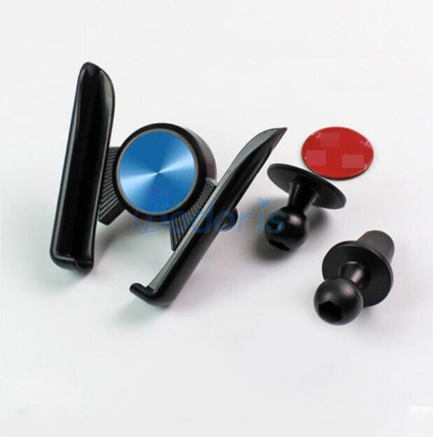 Para Toyota Land Cruiser Prado FJ FJ150 FJ120 J100 de teléfono móvil GPS soporte en montaje de ventilación de aire accesorios de Interior de coche: Azul