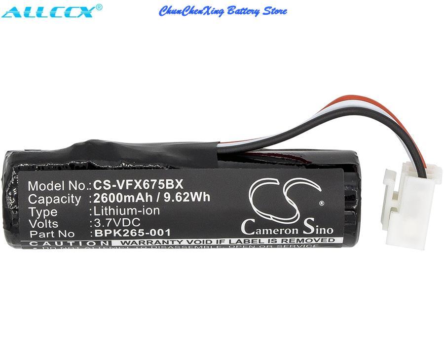 Cameron Sino 2200mAh/2600mAh/3400mAh Batteria BPK265-001, BPK265-001-01-A, BPK265-001-01-B per VeriFone VX675, VX690: 2600mAh