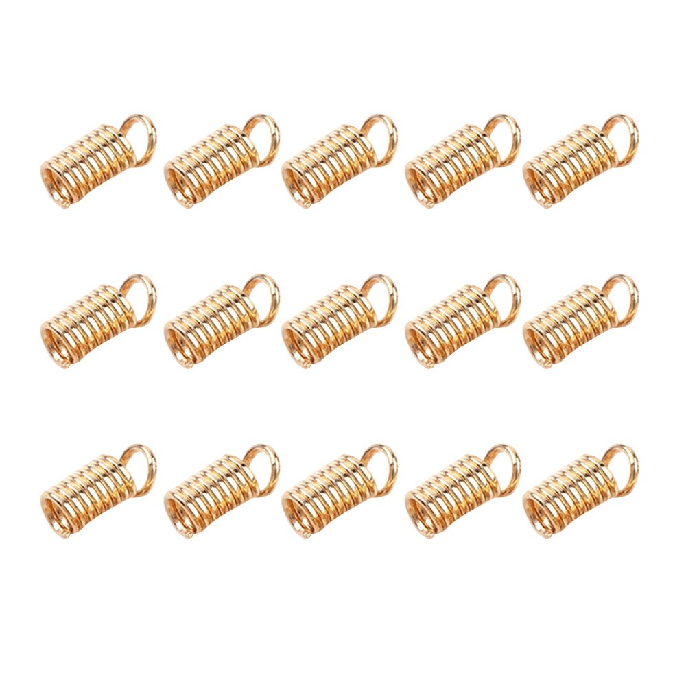 5 Packs DIY Jewelry Connectors Handmade Crafts Connecting Button Spring Buckles for Home Shop Dark Silver (3x7mm): Rose Gold