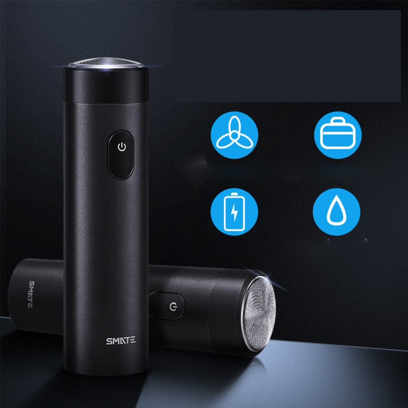 Xiaomi Smate Turbine Razor Electric Men's Rechargeable Beard Knife Mini Millet Ecological Razor Comfy Clean Shaver