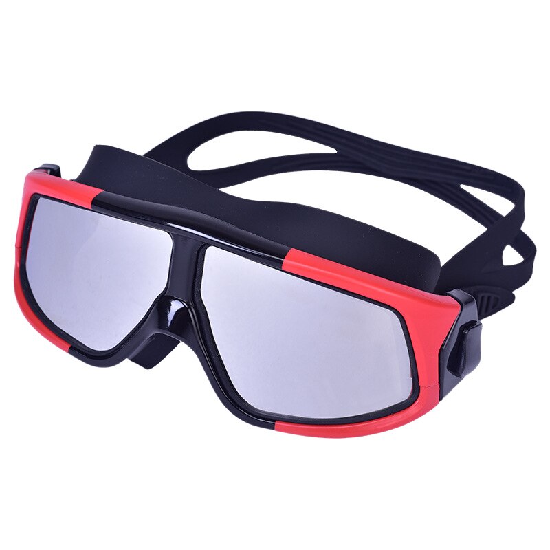 Film coloré sports de plein air vent et lunettes de sable masque en silicone lunettes d'équitation lunettes d'alpinisme grand cadre lunettes de plongée: H