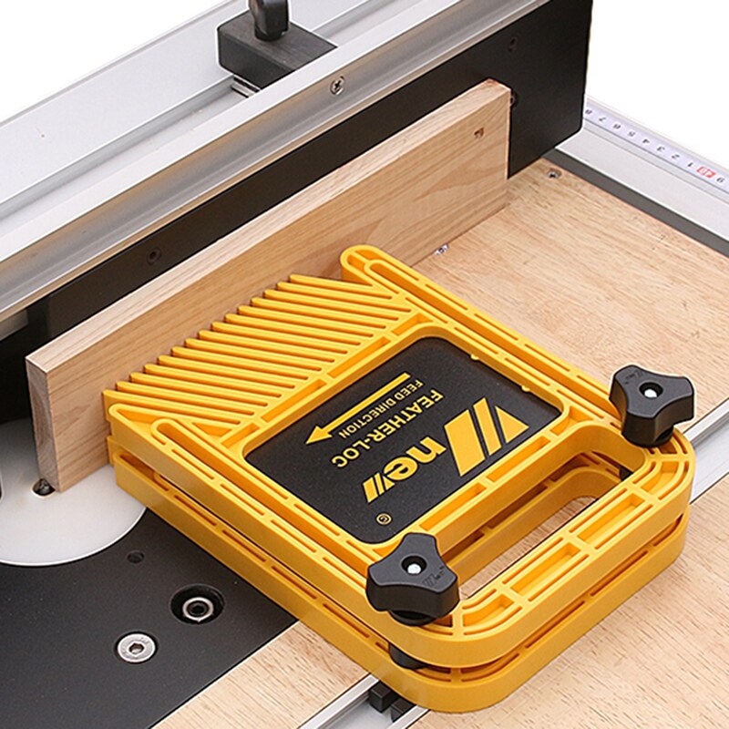 Multi-Purpose Feather Loc Board Set Woodworking Engraving Machine Double Featherboards Miter Gauge Slot