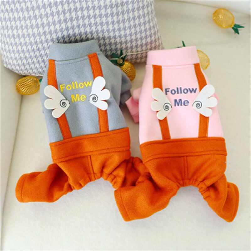 Vinterhund kappa jacka jeans hundkläder för små medelstora hundar kostym vår höst husdjur jumpsuit valp outfit husdjur hundar kläder