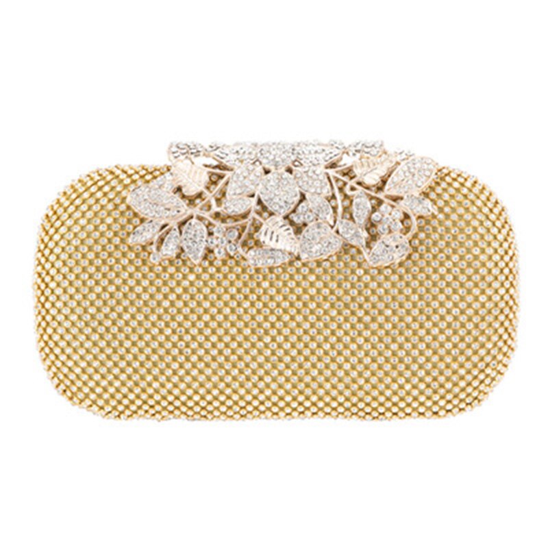 Bloem Strass Avondtasje Wedding Party Diner Portemonnee Crossbody Schouder Mini Bag