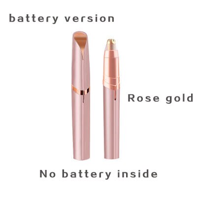 Xiao-minidepiladora eléctrica para cejas, máquina de afeitar portátil para eliminar el vello Facial, sin dolor, para mujeres: Gris oscuro