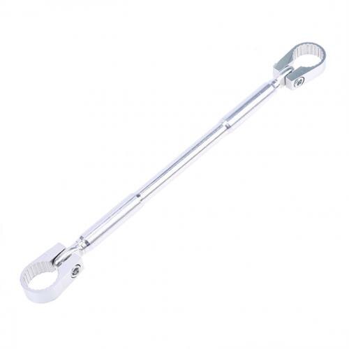 22mm Universal Motorrad Aluminium Legierung Stärken Lenker Balance Querlatte: Silber