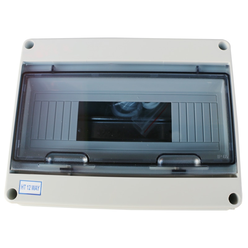 Plastic Surface Electric Equipment 12 Ways MCB Power Distributing Box--HT Series: HT-12P 250x195x70
