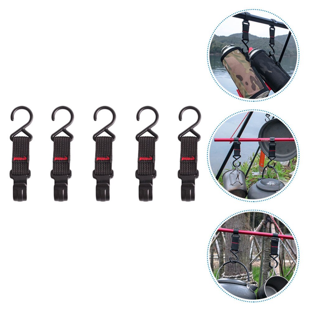 5Pcs Outdoor Camping Tent Pole Hook Camping Hook Outdoor Hook Hanging Hook for Outdoor Camping