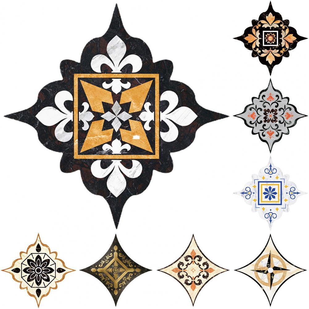 36Pcs Tile Decals Self-adhesive Waterproof PVC Durable Self-adhesive Floor Stickers Tile Stickers Home Decoration