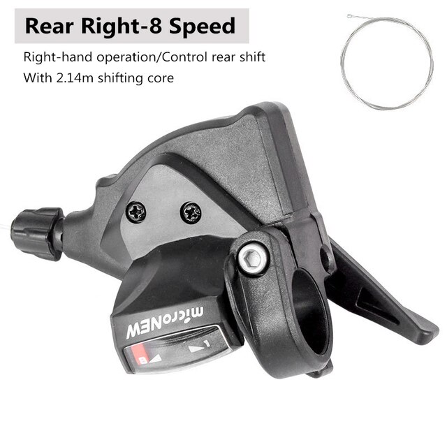 microNEW MTB Derailleur Front Rear Shift Lever 7/8/9/10/11 Speed MTB Mountain Bike Shifter Bicycle Shifting Bicycle Parts: Rear Right 8 Speed