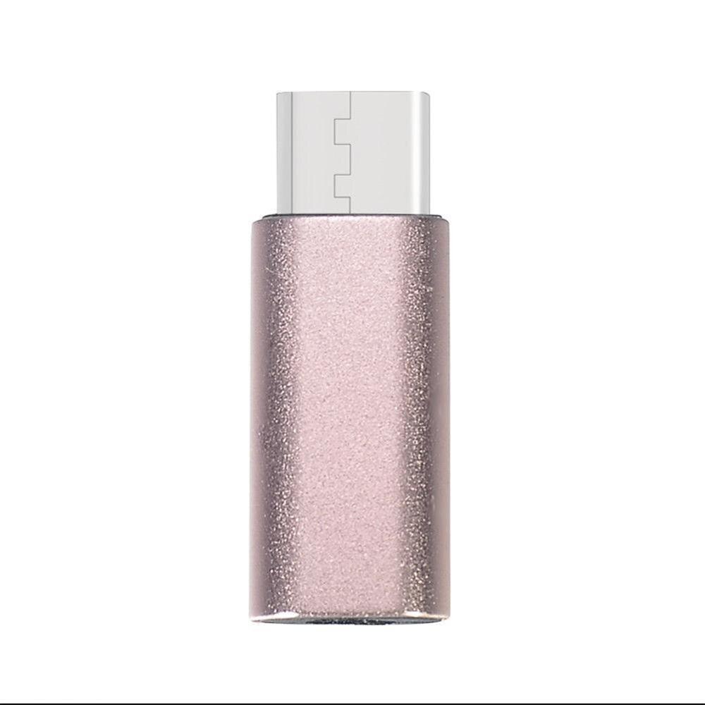 Universal USB Type-C Female to 3.5mm Jack Male Earphone Headphone Speaker Headset Adapter for Letv Huawei Connector: PINK