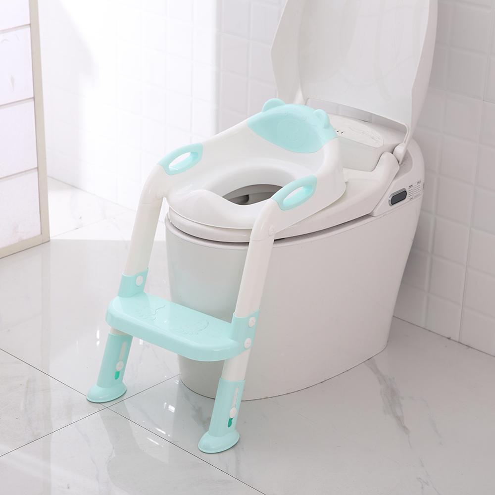 Opvouwbare Baby Zindelijkheidstraining Seat Baby Kinderen Potje Wc Zuigeling Kinderen Toiletzitting Met Verstelbare Ladder