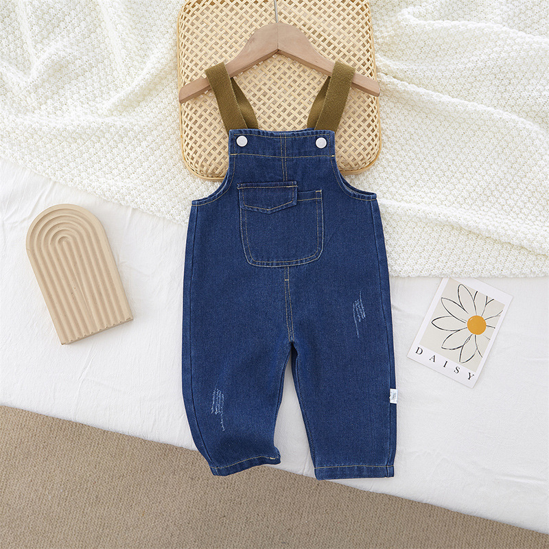 Lente Kids Jumper Baby Jongens Overalls Peuter Meisjes Denim Jumpsuits Kleding Pak Broek Kleding Peuter Baby Broek