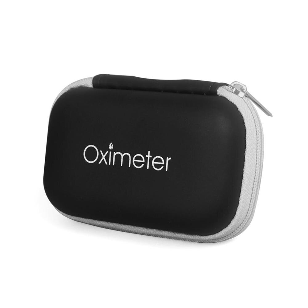 Finger oximeter iltmætning monitor blod ilt monitor finger puls lav batterispænding pulsmåler sensor: Boks