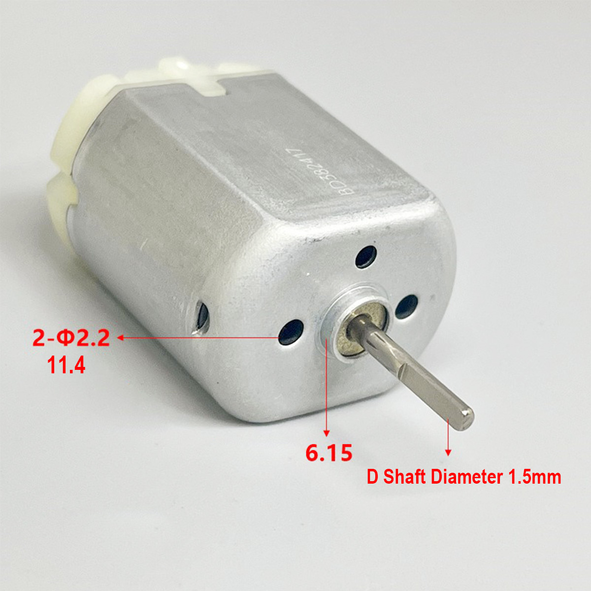 MABUCHI Mini DC 8V-16V 12V 9300RPM Motor 280 cepillo de carbono Motor eléctrico plano eje D alto par para Motor eléctrico de automóvil