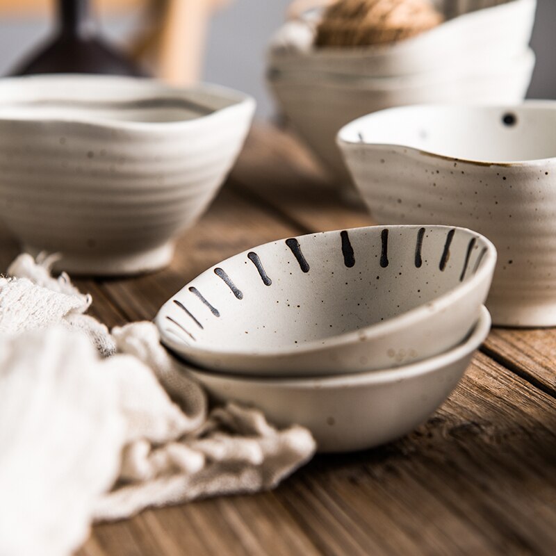 CHANSHOVA ceramiczne 3.25-6.3 cal salaterka deser przekąnarty talerze przyprawy danie osobowości zastawa stołowa chińska porcelana G320