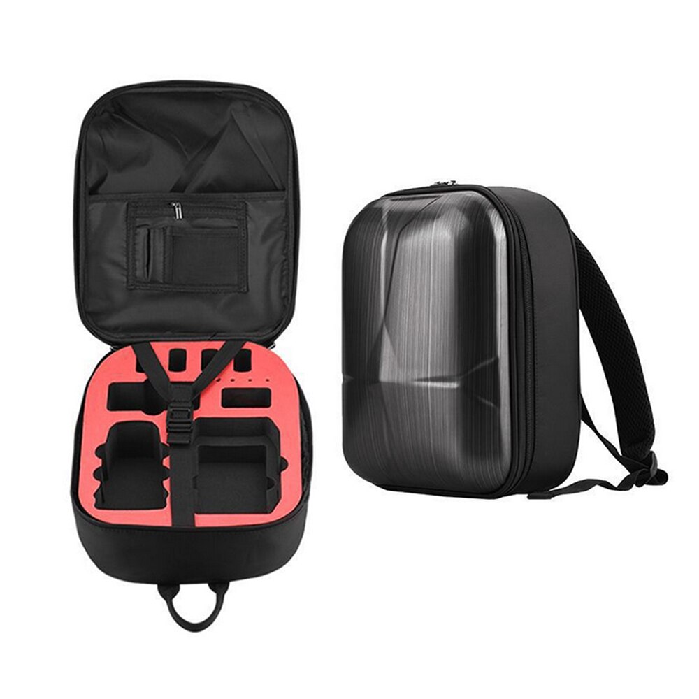 Mavic Mini 2 Hardshell Backpack Storage Bag Drone Waterproof Handheld Carrying Case Protective Box for DJI Mini 2 Accessories: Red