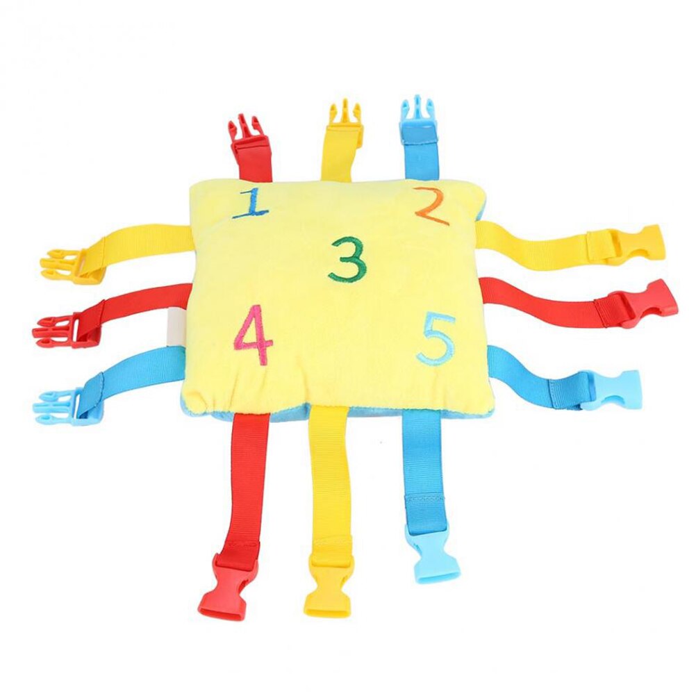 1PC Gesp Puzzel Speelgoed Vroeg Leren Basic Leven Vaardigheden Knuffel Voor Kids Kinderen Educatief Speelgoed #10