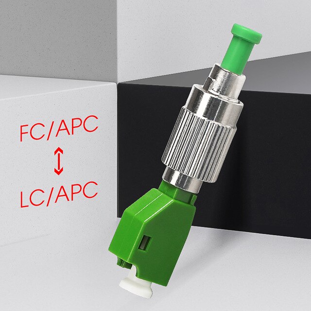 5PCS LC Female To FC Male Optical Power Meter Visual Fault Locator Fiber Optic Hybrid Adapter simplex Single mode Optic: FC APC-LC APC