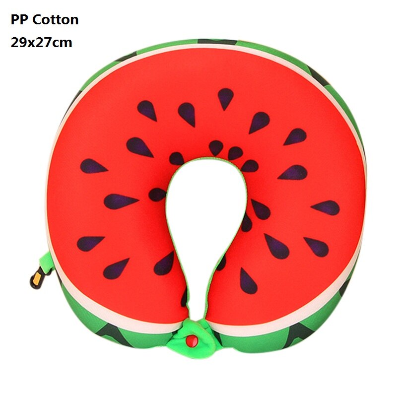 Memory Foam Bedding Pillow Butterfly Shaped Relax Neck Protection Orthopedic Slow Rebound Cervical For Health Care 50x30cm: Watermelon 29x27cm