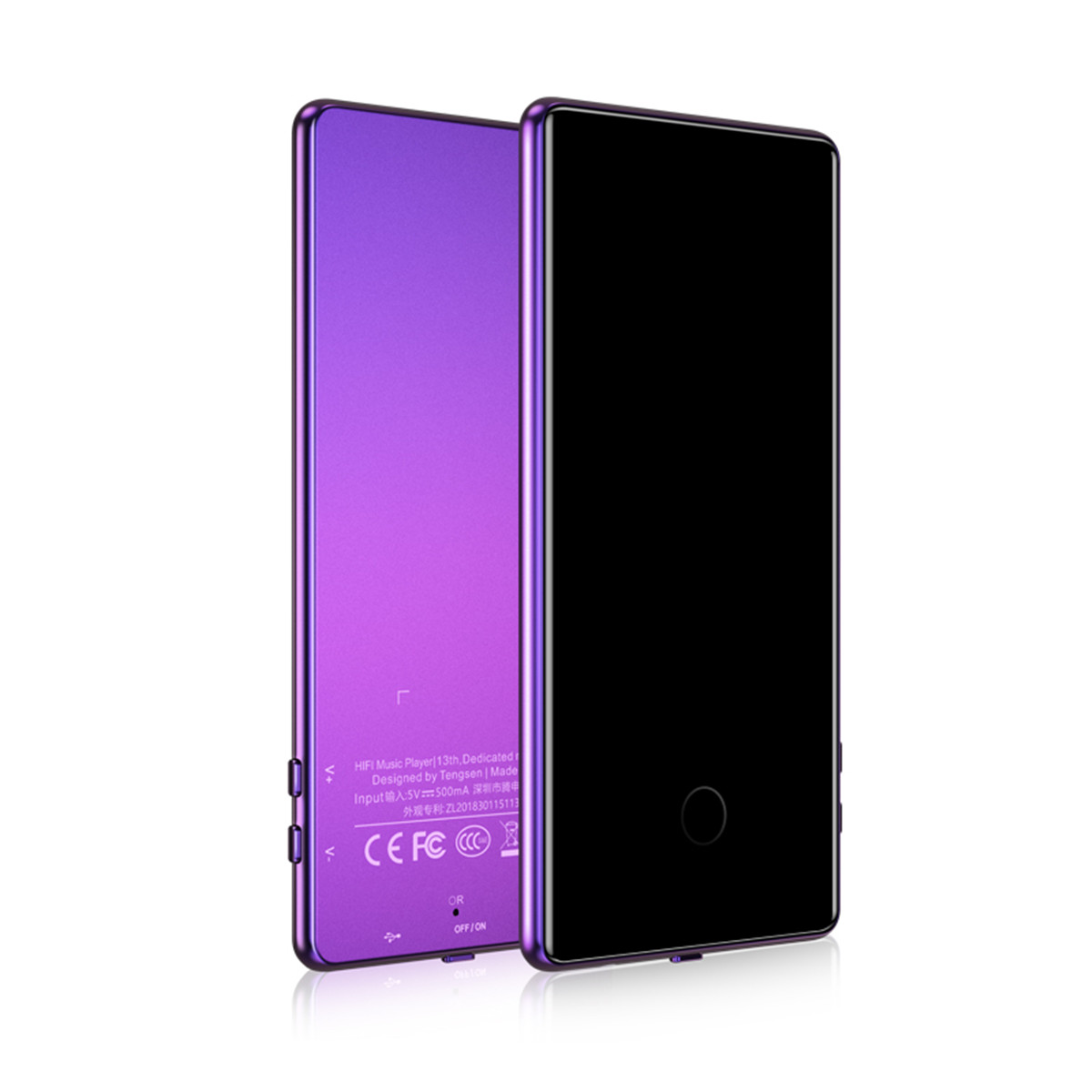 IQQ C18 MP3 Player - 16GB - 3.0" Screen - Bluetooth 5.0 - Lossless Audio - FM Radio - E-book - Voice Recorder