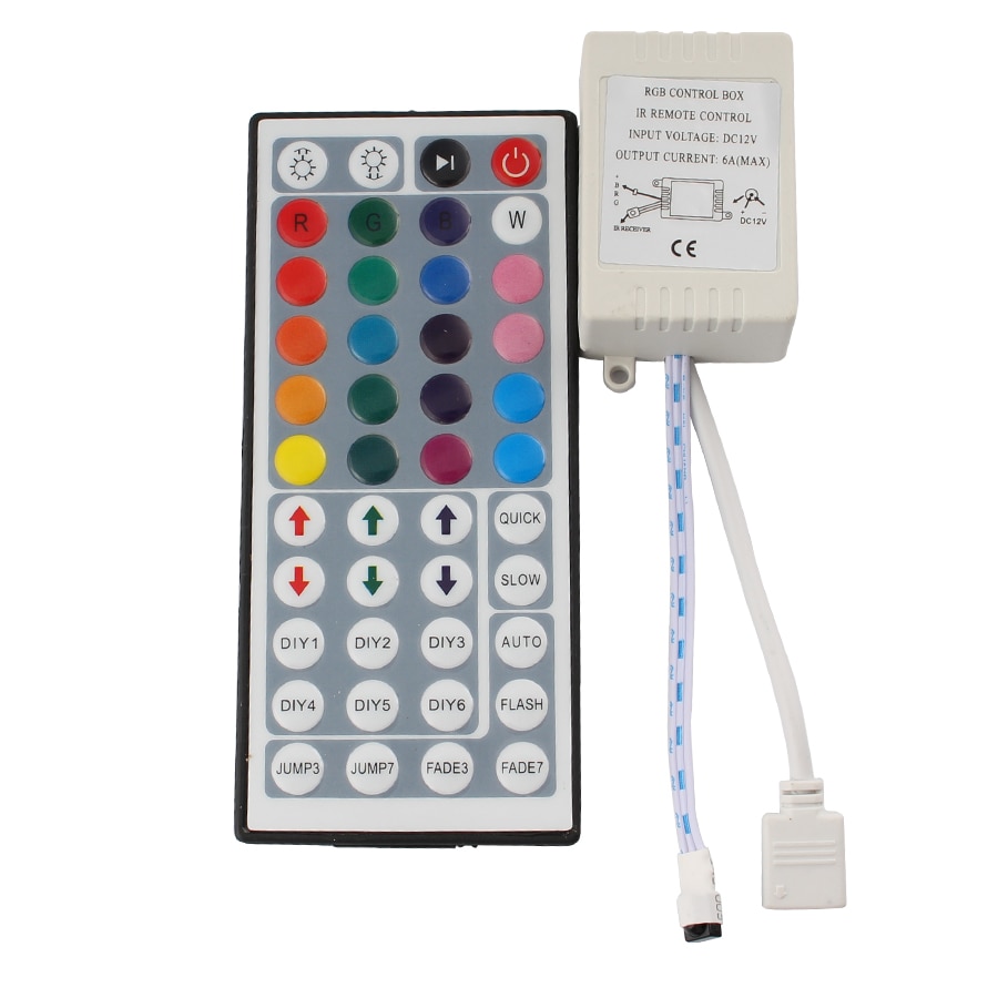 DC 12V LED RGB LED Strip SMD 2835 5050 Controller for Flexible SMD 5050 2835 RGB LED Strip Lights 44keys IR Remote Controller