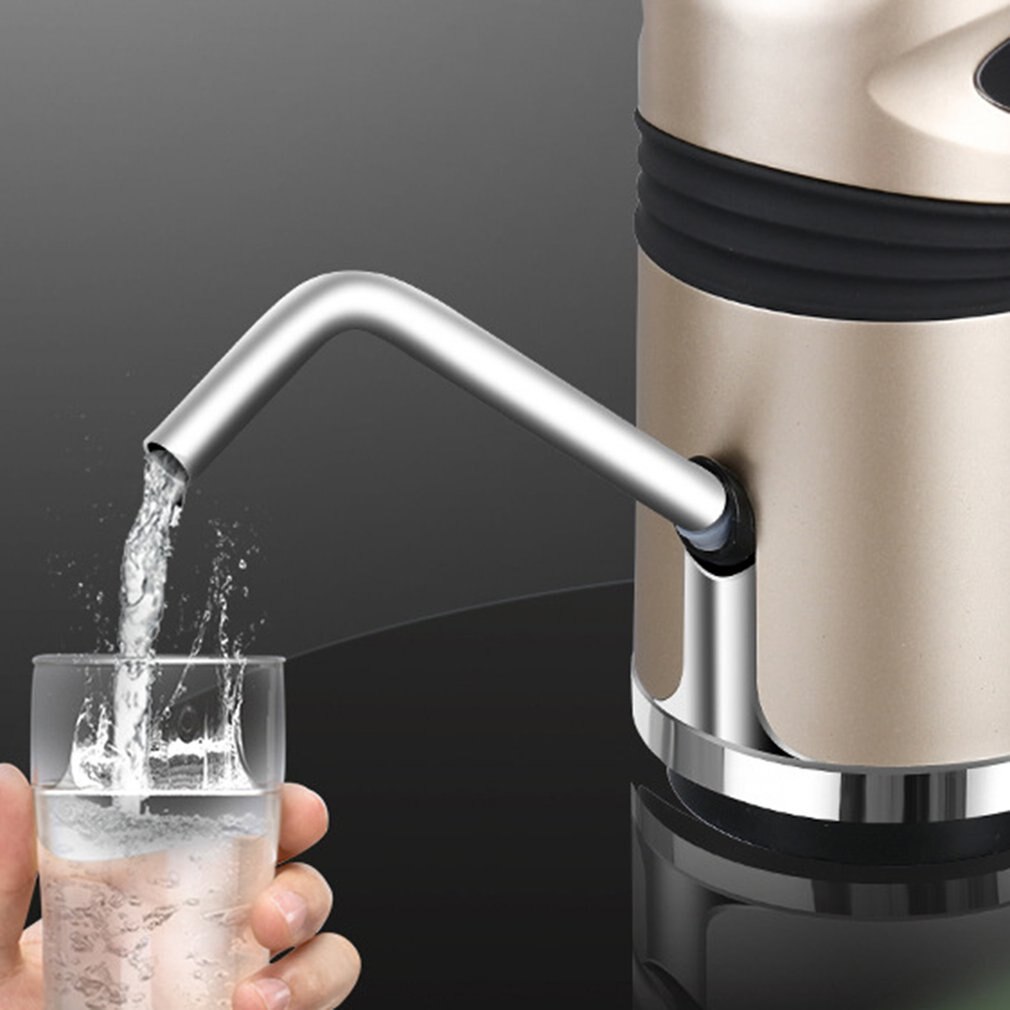 Tønde vand dispenser pumpe elektrisk vand dispenser ultra-stille lav støj 1200 mah mad grade silikone rør drikke vand