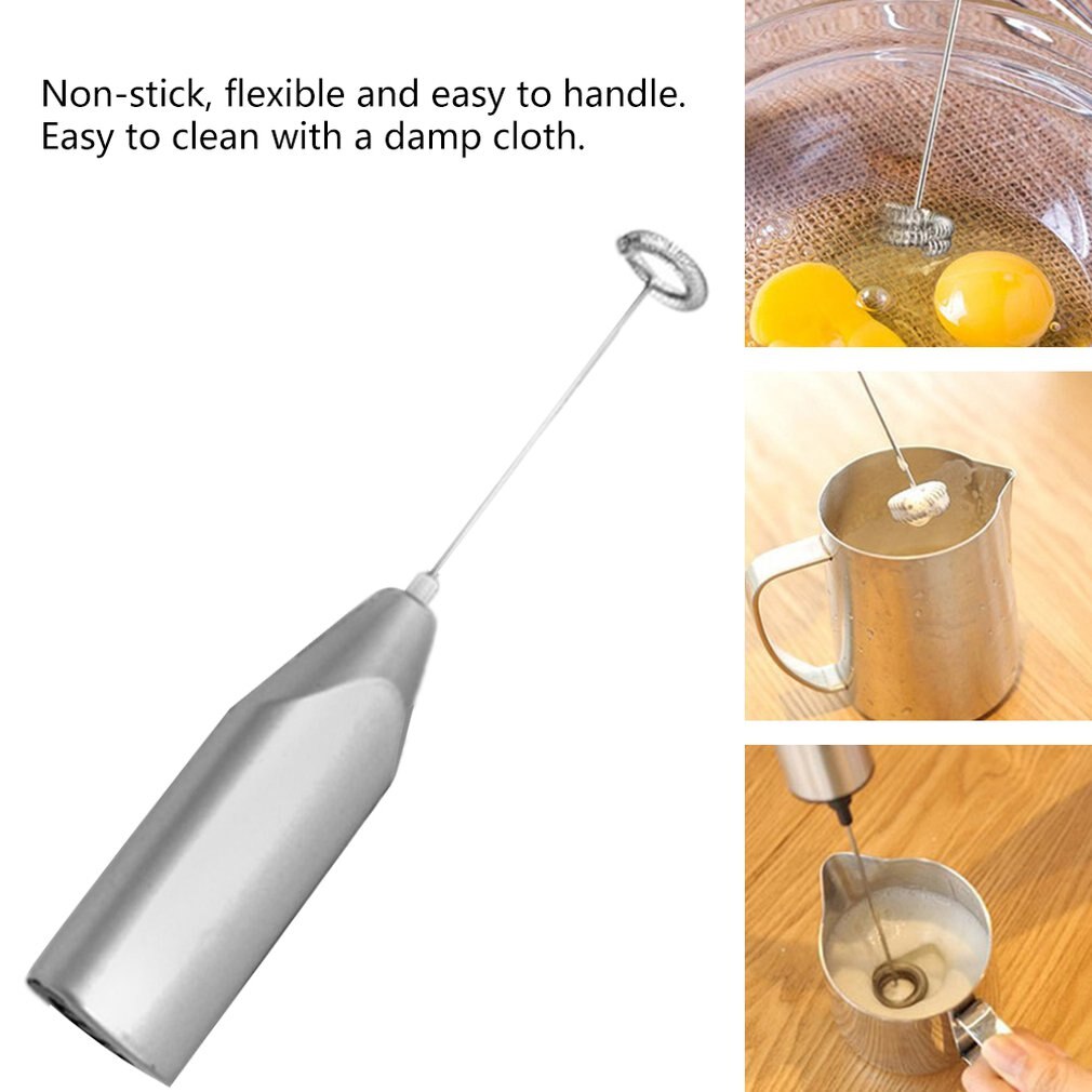 Handheld Electric Coffee Milk Egg Beater Whisk Frother Mixer Foamer Stirrer Whisk for Coffee Milk Drink Kitchen Tool