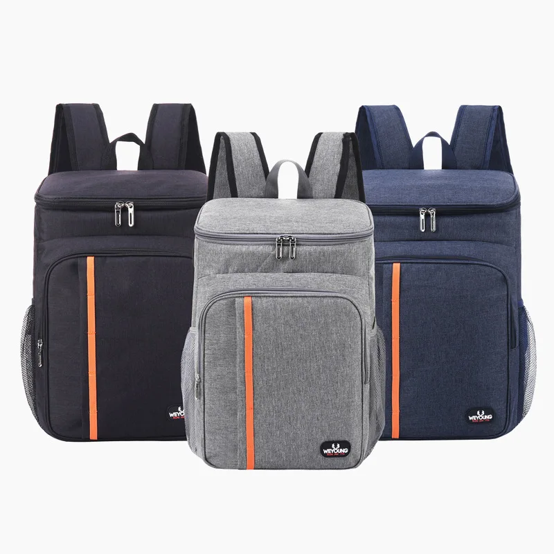 20l tragbare thermische Lunch-Tasche Food-Box langlebige wasserdichte Kühler Eis isoliert Fall Camping Oxford Dinner Rucksäcke Eisbox Sack