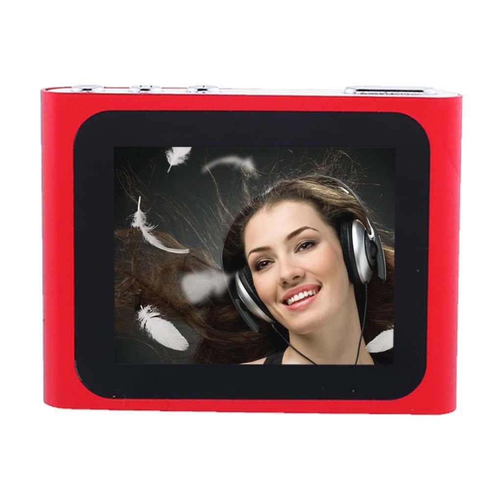 Portable 1.8 Inch LCD Screen Display MP4 Player 6th Generation Music Media Video Movie FM Radio MP4 Player With clip