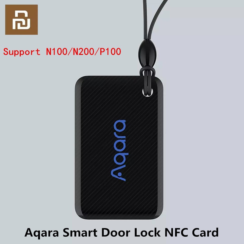 Xiaomi Aqara-cerradura inteligente para puerta, tarjeta NFC, compatible con Aqara, Serie N y P, Control por aplicación, EAL5 + Chip para seguridad del hogar
