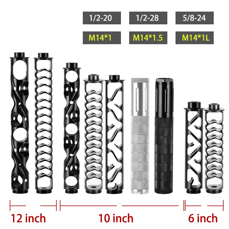 7075 T6 Aluminium 12 "10" 6 "Extension Spiraal 1/2-20 1/2-28 5/8-24 m14 * 1 Auto Brandstoffilter Auto Solvent Val Voor Napa 4003 Wix 24003