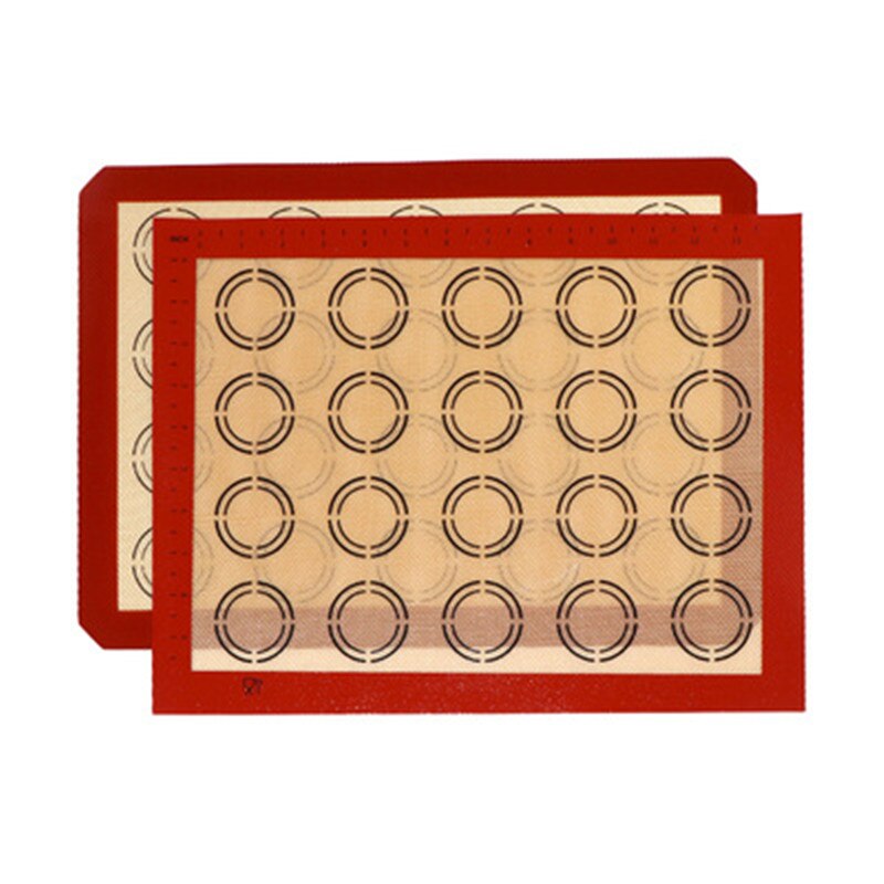 Silicone Macaron Baking Mat - for Bake Pans - Macaroon/Pastry/Cookie Making - Grade Nonstick