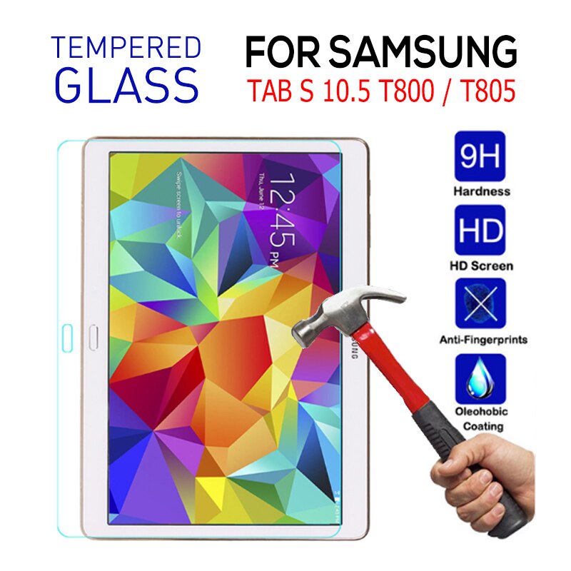 SM T800 T805c Shockproof Eva Foam Kids Cover Case for Samsung Tab S 10.5 Tablet Stand Case Cover for Samsung Galaxy Tab S 10.5: Tempered Glass