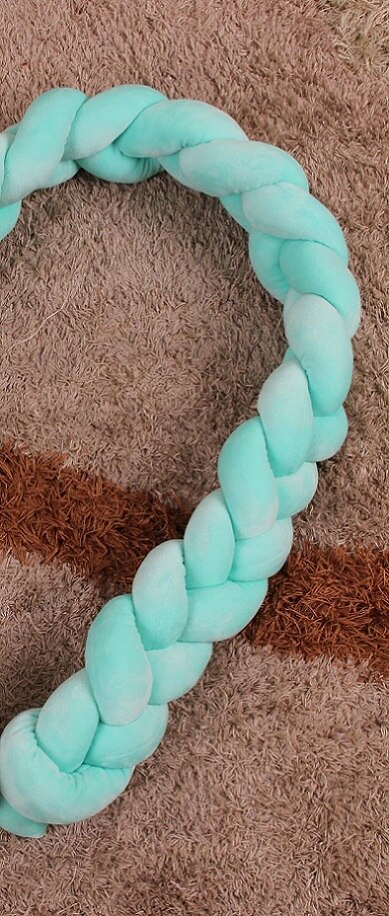 Lit de bébé de 100cm | de nœud de Protection, coussin de lit pour -né, accessoires de literie pour décor de chambre pour nourrissons: 14