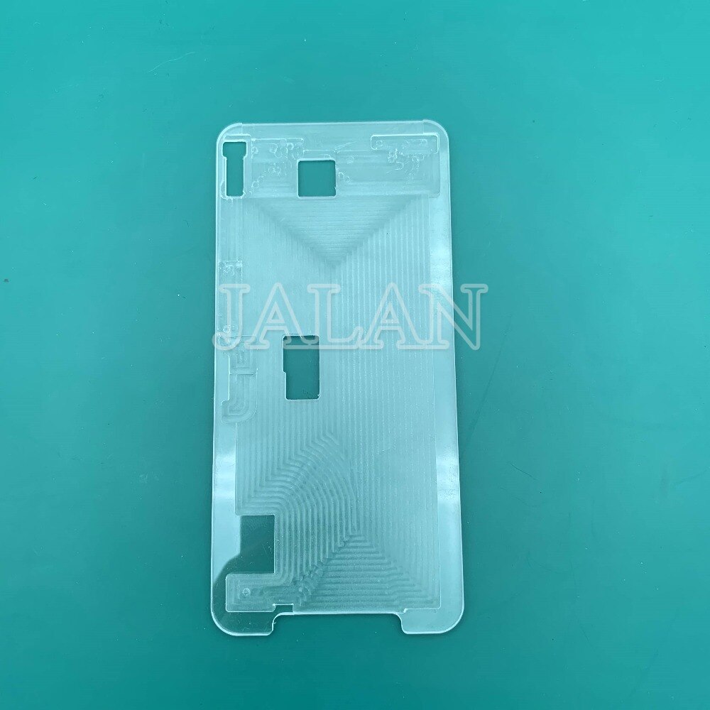 1 stk ymj form ubøjet flex plastik pary til iphone 7 8 x xs xs-max xr lcd display skærm ubøjet flex laminering renselim