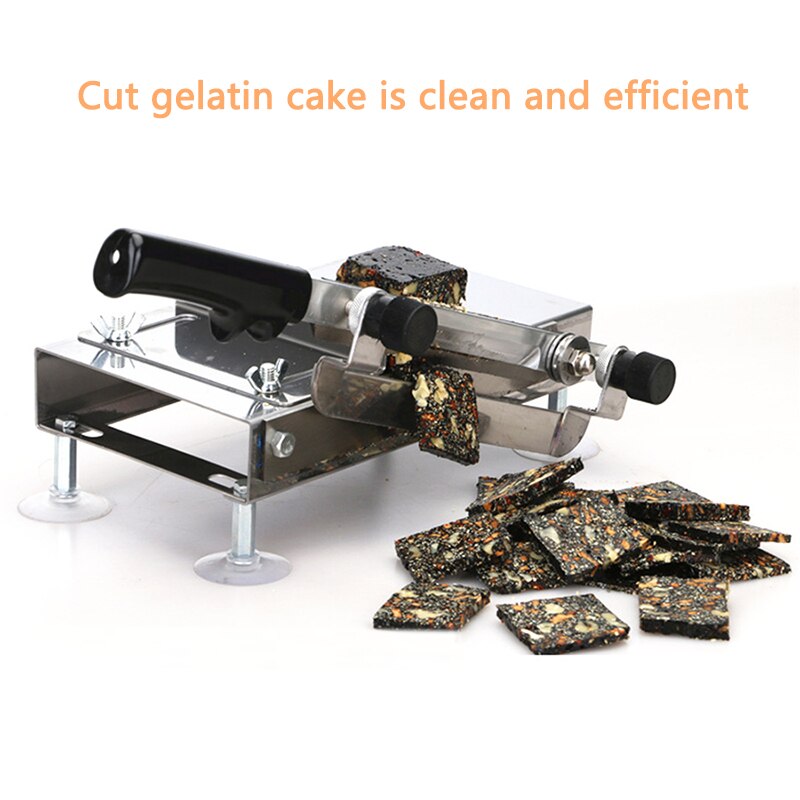 Stainless steel meat cutter Manual meat slicer for cut gelatin /beef/mutton/rice cake/vegetables/ham slicing maker