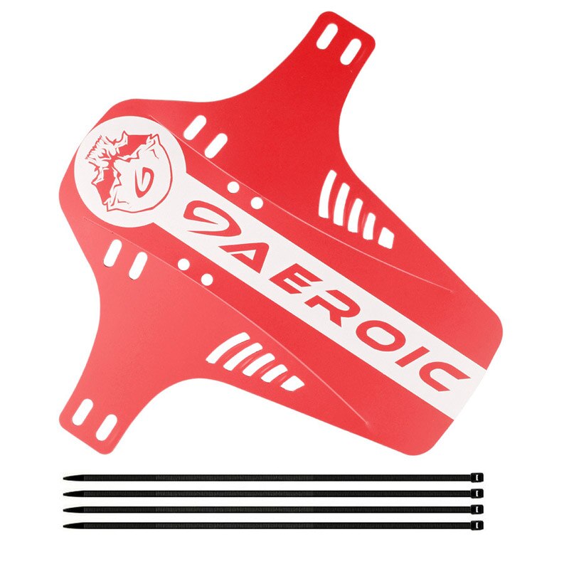 Guardabarros delantero y trasero para bicicleta de montaña, guardabarros de rueda, tablero de barro de Color, accesorios para ciclismo de carretera: XQ880-Red