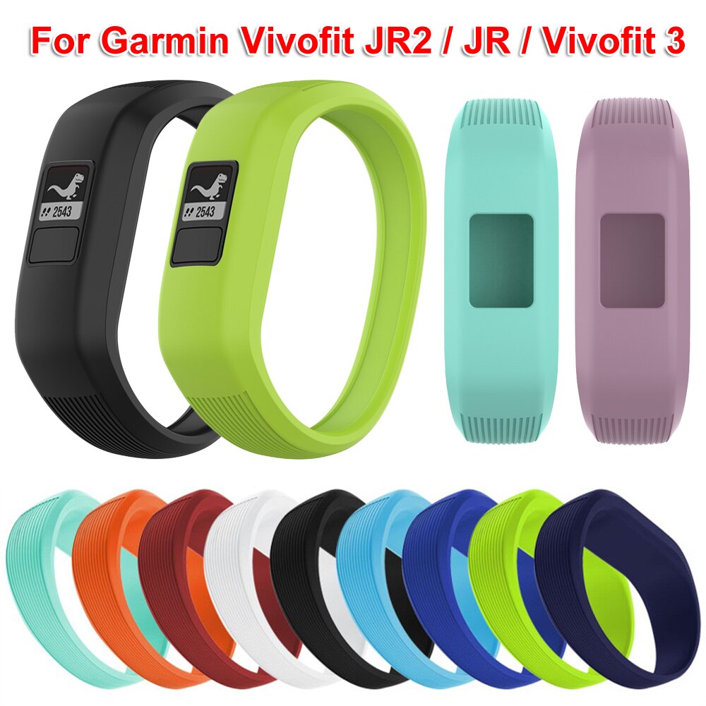 Miękki silikonowy zegarek zespół dzieci pasek na rękę bransoletka dla Garmin Vivofit JR 2/Vivofit 3 wymiana opaski na nadgarstek zespół