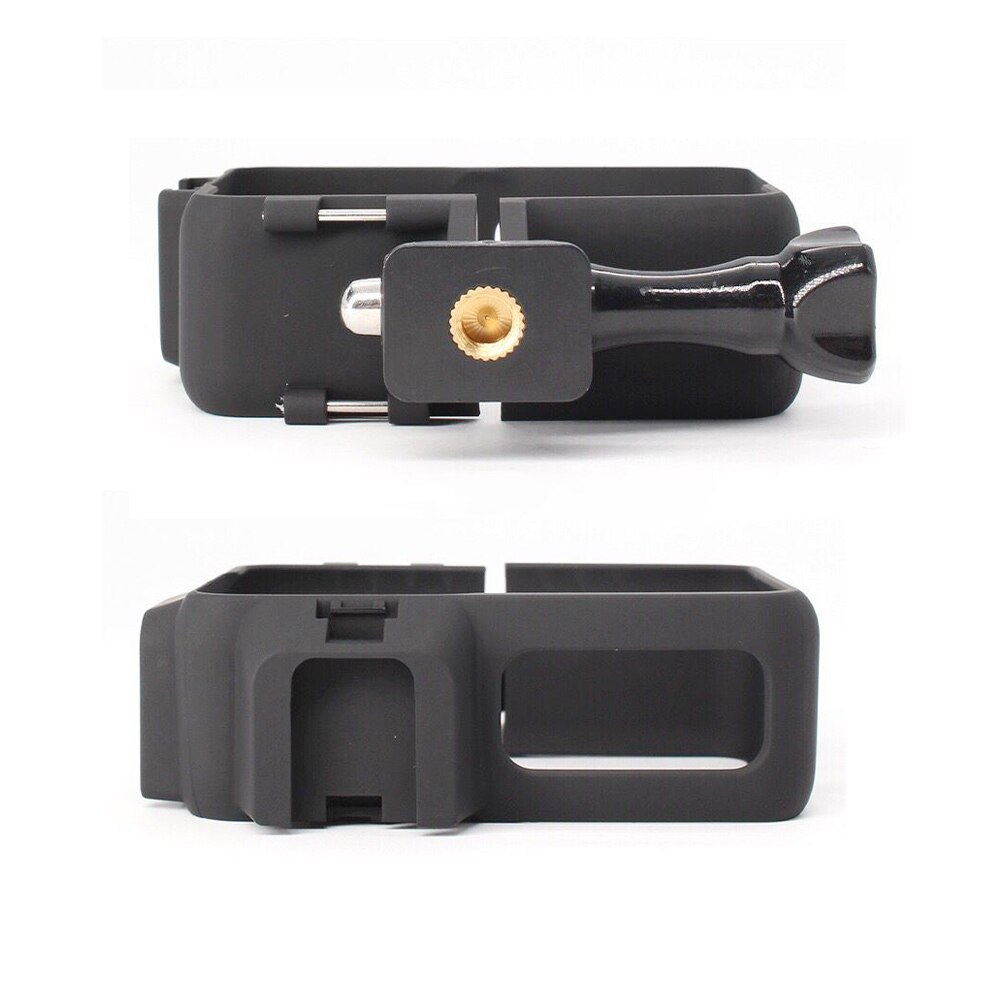 Standaard Montage Beugel Anti Anti-Collision Frame Kooi Met 2 Cold Shoe Mount Voor Insta360 Een R panoramisch Actie Camera