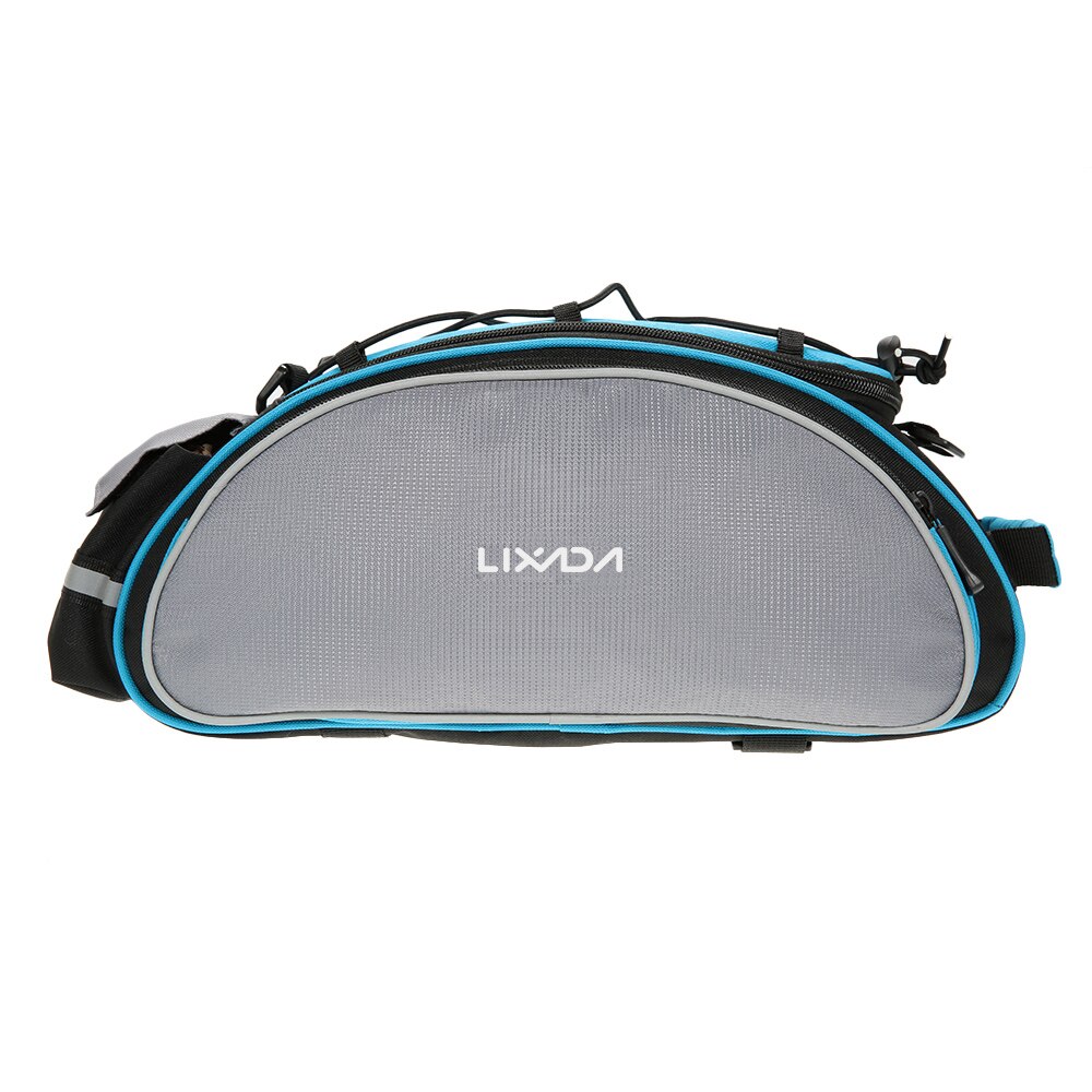 Lixada 13L Multifunctionele Fiets Rear Seat Bag Outdoor Fietsen Bike Rack Seat Bag Kofferbak Fietstas Achterbank Tas Handtas: blauwe kleur