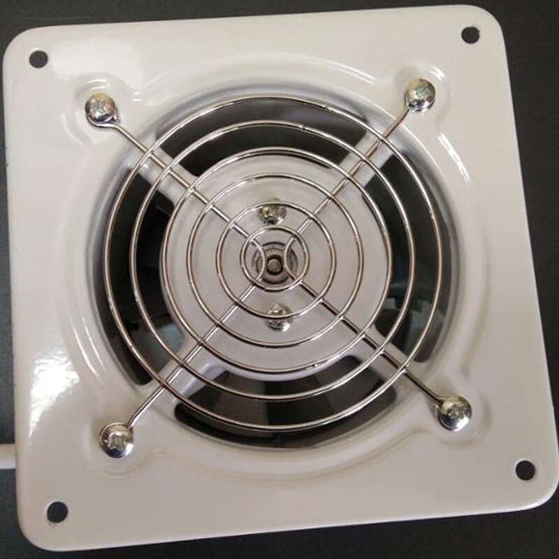 4 tommer 20w 220v ventilerende udsugningsventilator vindue væg køkken toilet badeværelse kanal booster blæser luft ren køleventil
