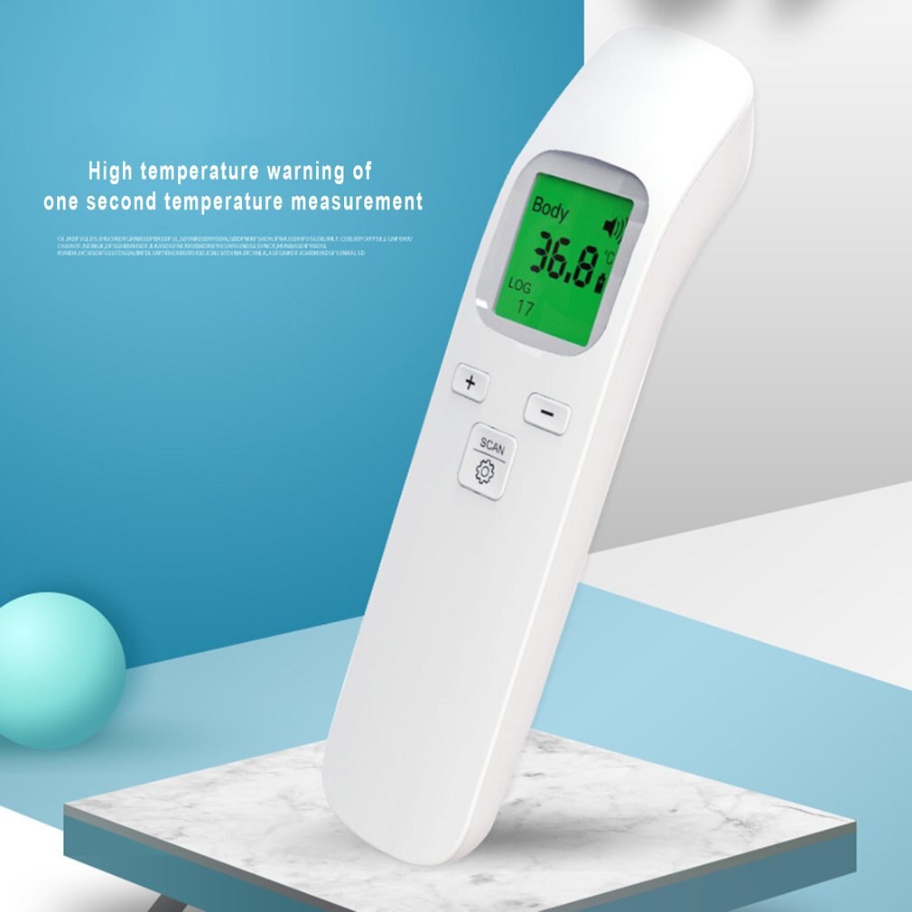 Non-Contact Digitale Infrarood Thermometer Test Oorthermometer Lichaamstemperatuur Gun Met Koorts Alarm En Geheugen Functie