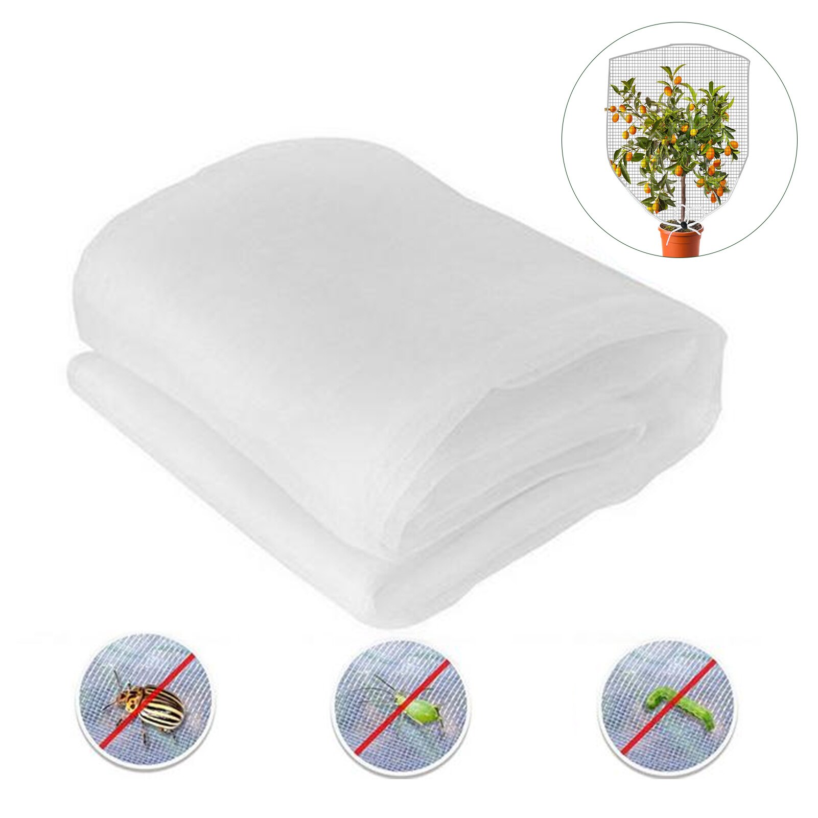 10PCS Netting Bags Garden Fruit Cover Bags For Grape Fig Flower Seed Vegetable Plant Protection Net From Insect Mosquito Bag