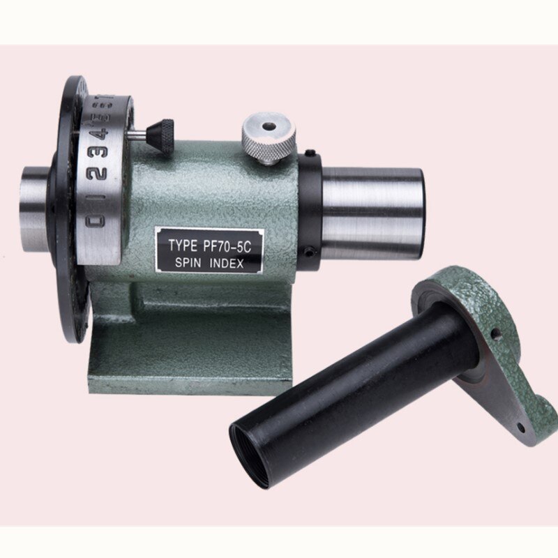 5C Precision Spin Index Fixture Collet 236 x 110 x 134 mm For CNC Milling Drilling Grinding Machine